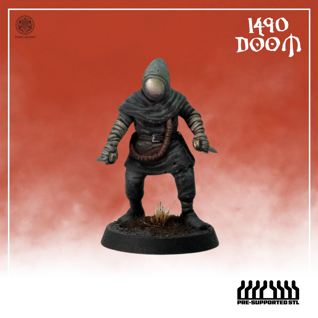 Simon the Mute Assassin - Legendary Character - STL