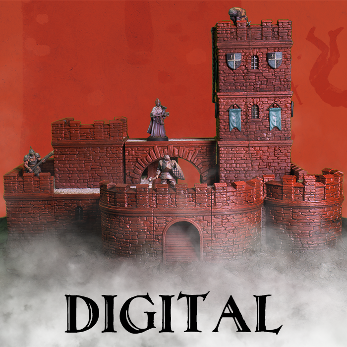 1490 Doom Modular Castle - STL