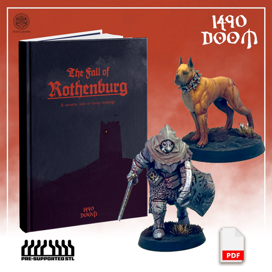 The Fall of Rothenburg - Book & Legendary Characters (PDF & STLs)