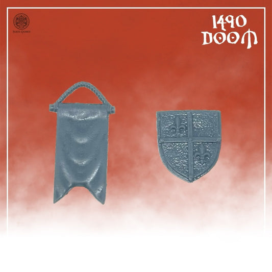 1490 Doom Decorative Banners and Shields