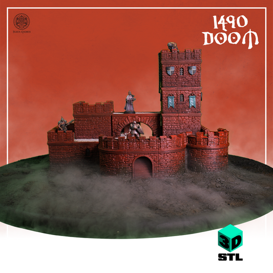 1490 Doom Modular Castle - STL
