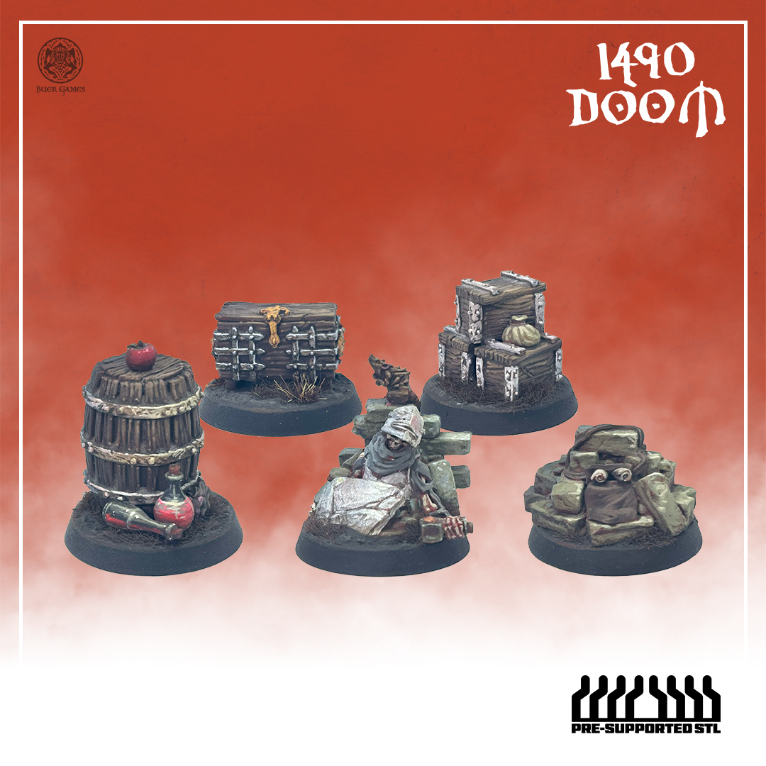 1490 Doom Resource Caches - STLs – Buer Games