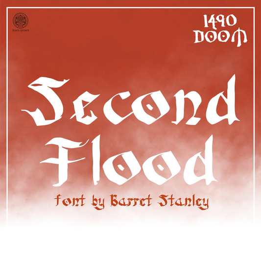 "Second Flood" Font by Barrett Stanley